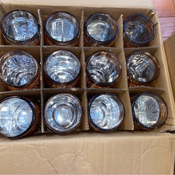 Rose gold mercury mason jars - Picture 4 of 4